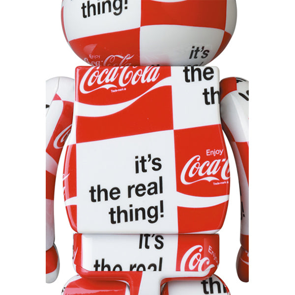 BE@RBRICK atmos × Coca-Cola 1000% CHECKERBOARD
