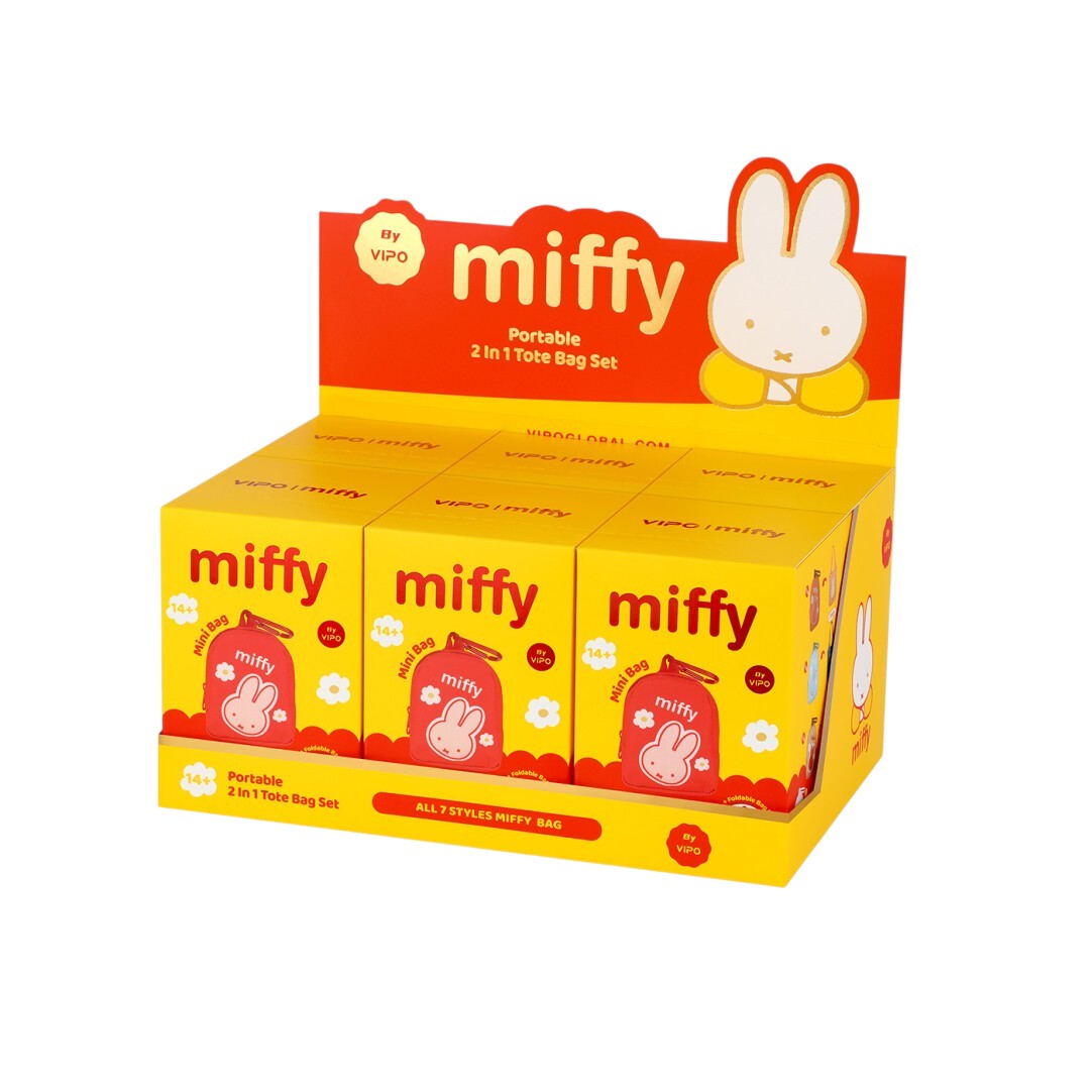 VIPO x Miffy Cute Little Bag 2-in-1 Portable Shopping Bag Blind Box