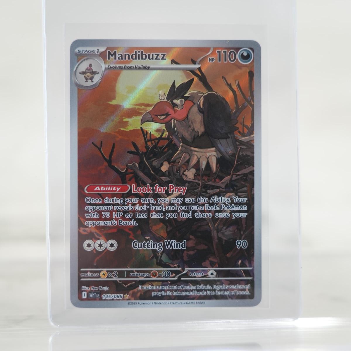 POKEMON Mandibuzz - 145/086 - SV: White Flare (WHT)