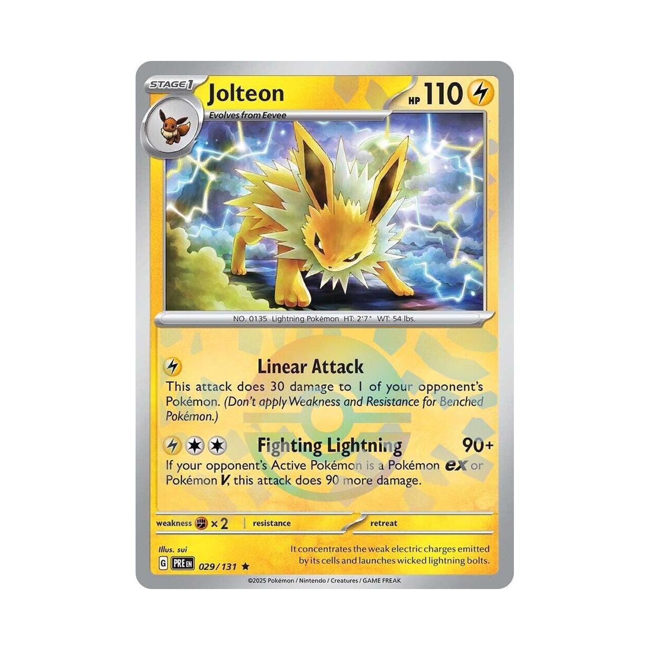 POKEMON Jolteon (Poke Ball Pattern) - SV: Prismatic Evolutions (PRE)