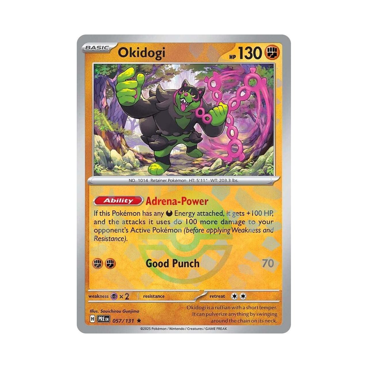 POKEMON Okidogi (Poke Ball Pattern) - SV: Prismatic Evolutions (PRE)