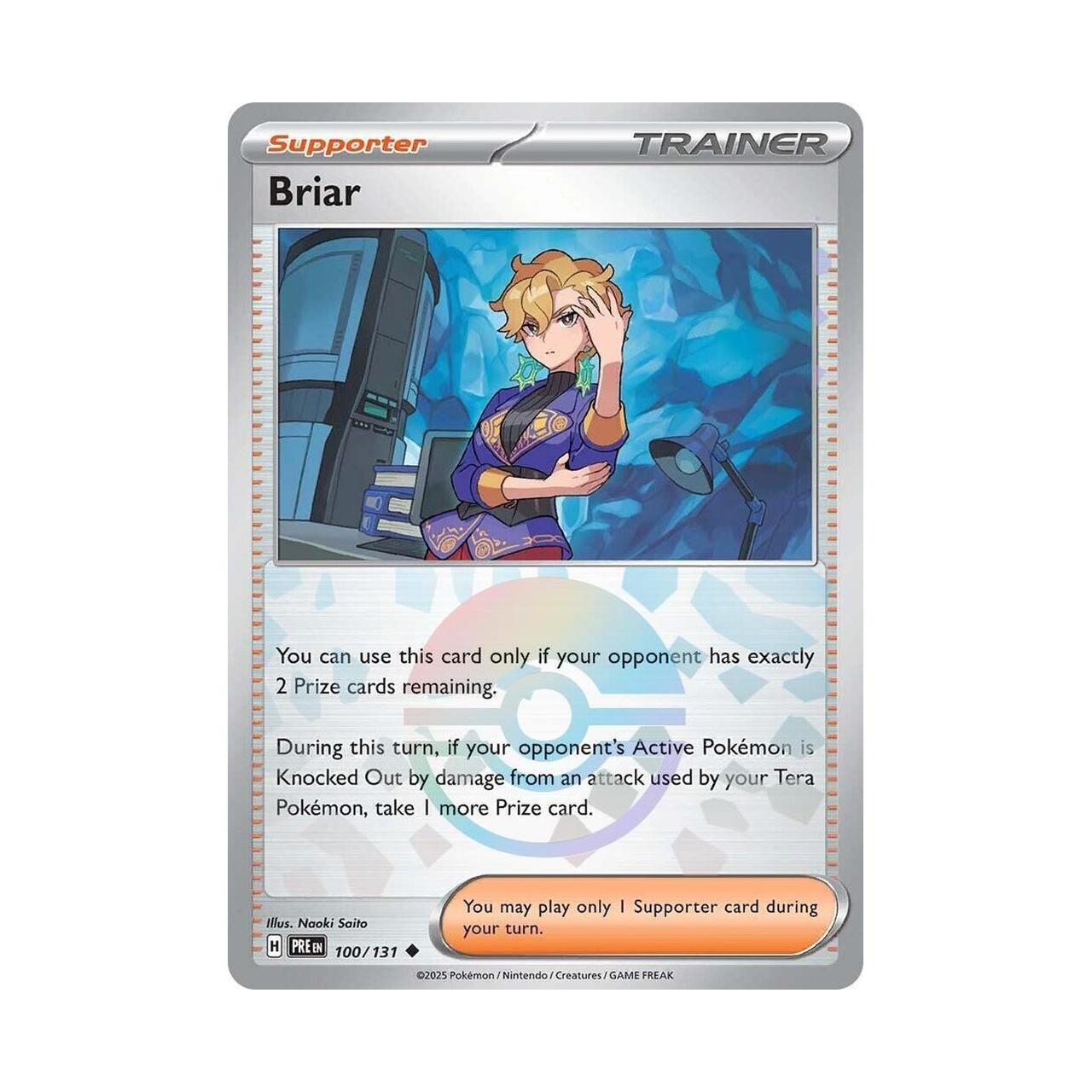 POKEMON Briar (Poke Ball Pattern) - SV: Prismatic Evolutions (PRE)