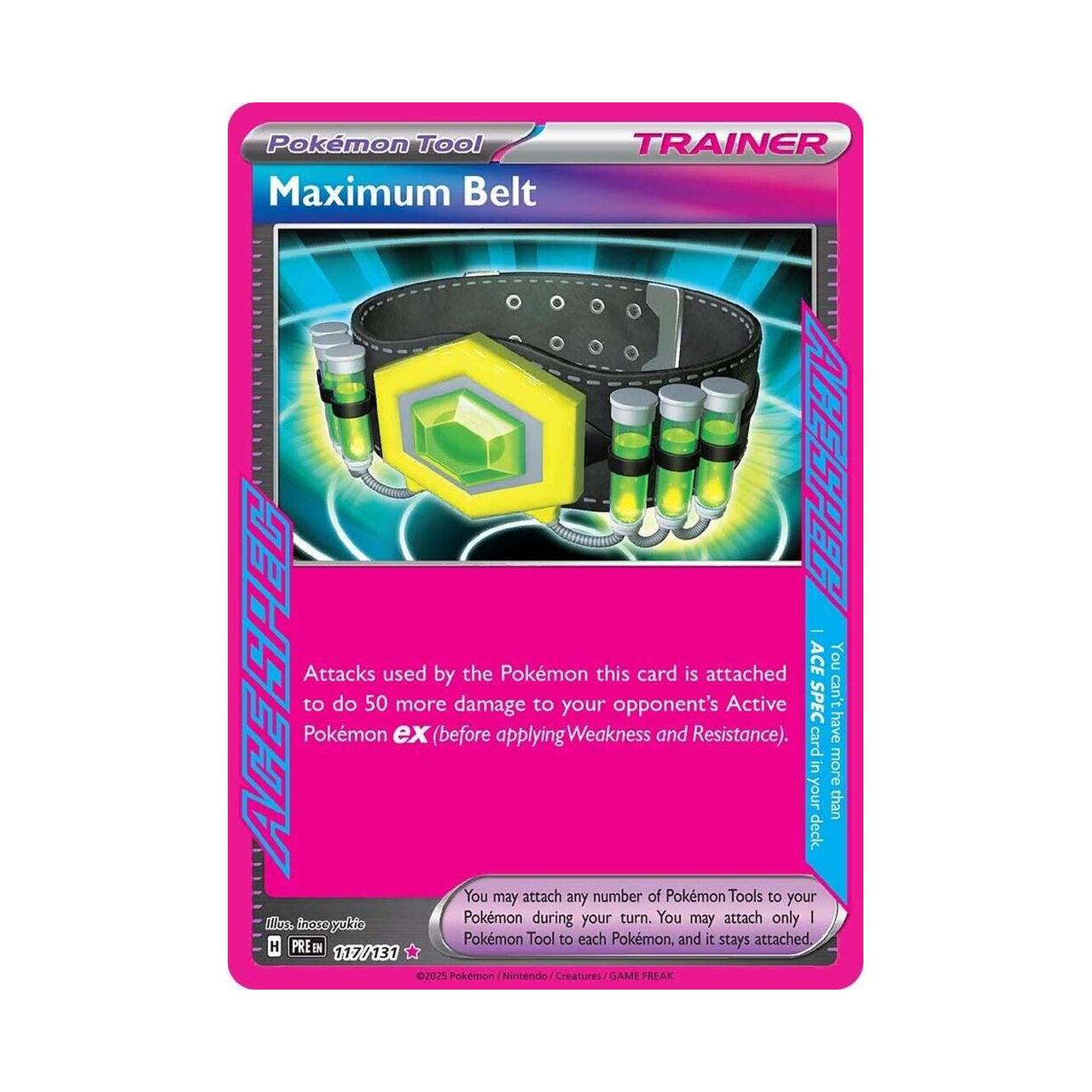 POKEMON Maximum Belt - SV: Prismatic Evolutions (PRE)