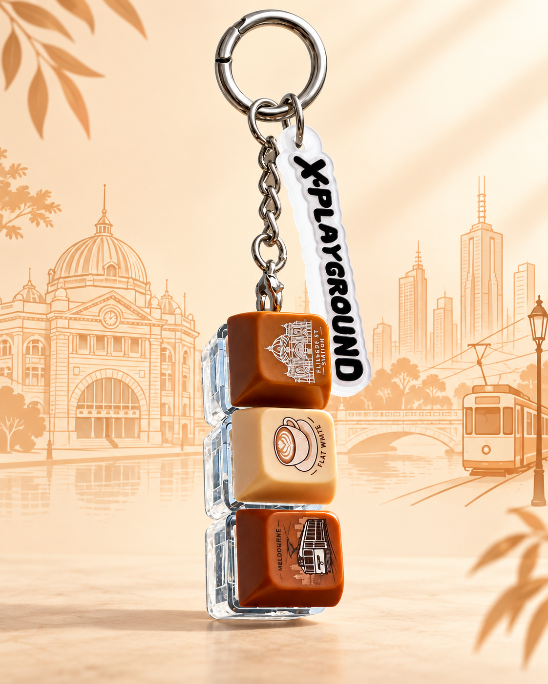 XP – Melbourne Culture Keycap Series Keychains