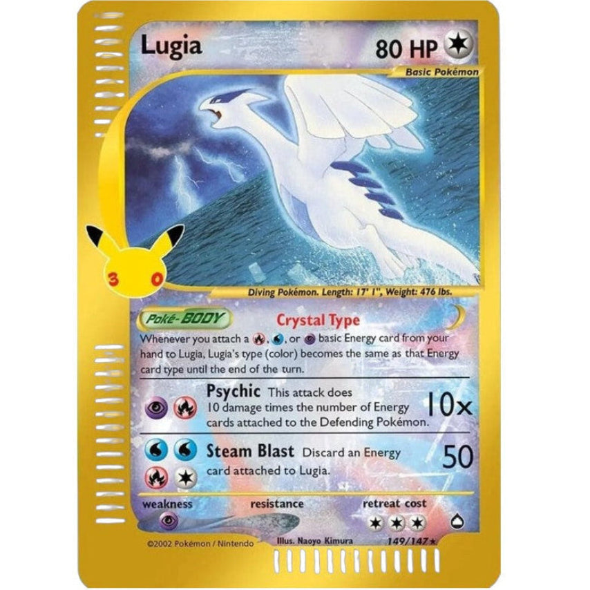 Lugia ME 30th Celebration Classic Collection 30C Pokémon TCG card