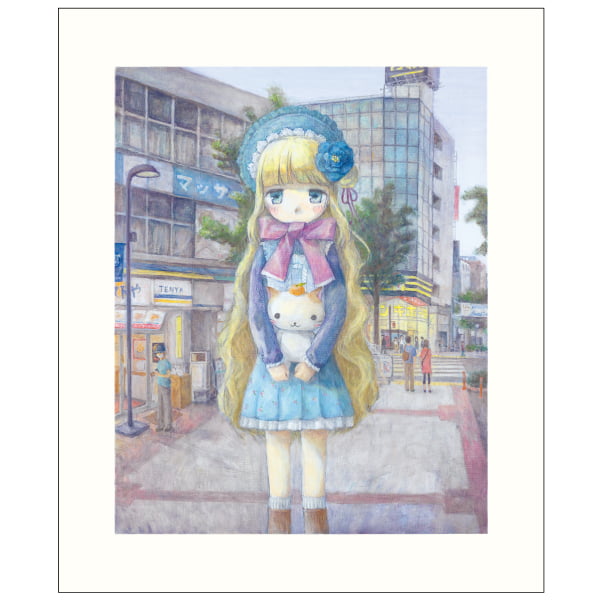 マイガール　くらやえみ　版画 1月27日(水)10時より、WEBショップにてくらやえみ初版画作品3種