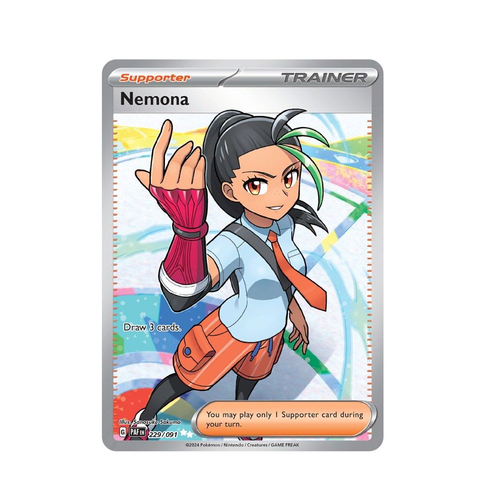 POKEMON Nemona (229/091) [Scarlet & Violet: Paldean Fates] – X-Playground