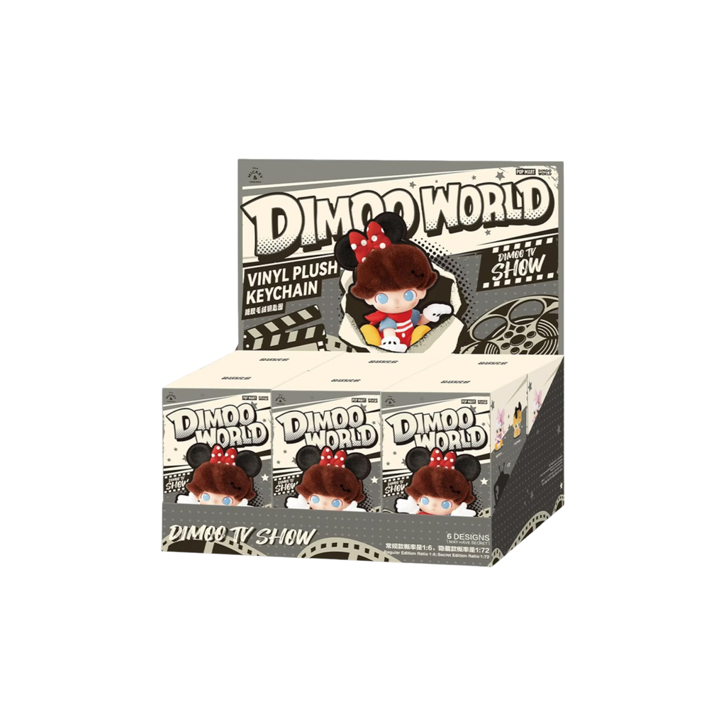 POP MART DIMOO World x Disney Series Vinyl Plush Keychain Blind Box