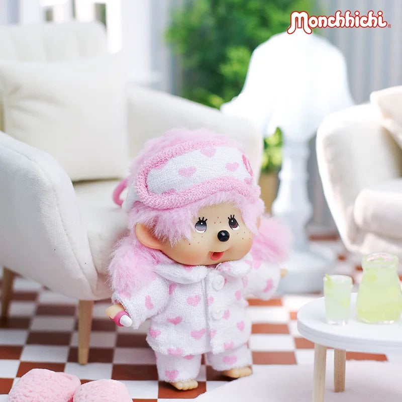 Monchhichi - Pajama Costume SS Keychain (Girl)