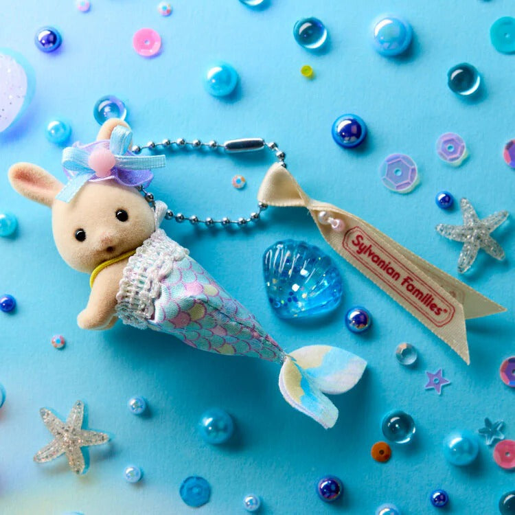 Sylvanian Families - Keychain Milk Rabbit Baby Crawling Baby Mermaid