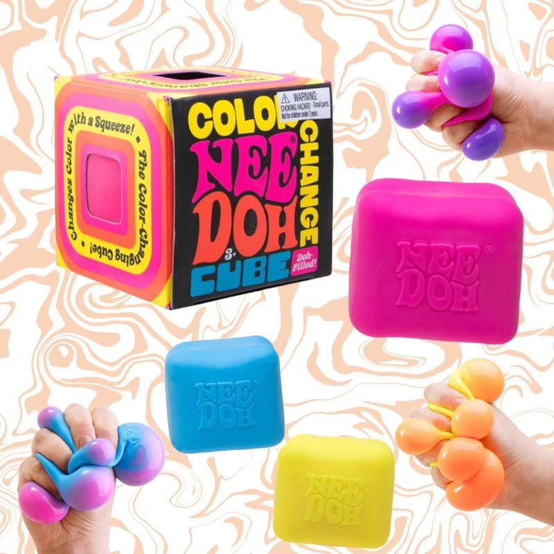 NeeDoh Schylling - Colour Change Cube Shape