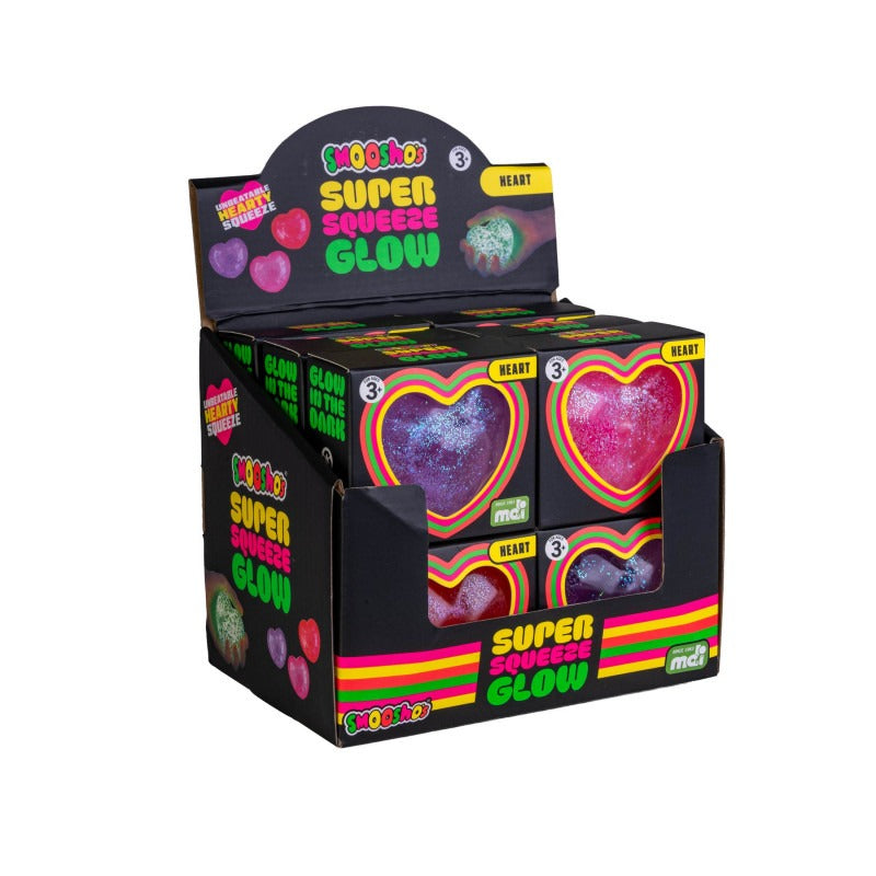 Smoosho's - Super Squeeze Glow in the Dark Heart
