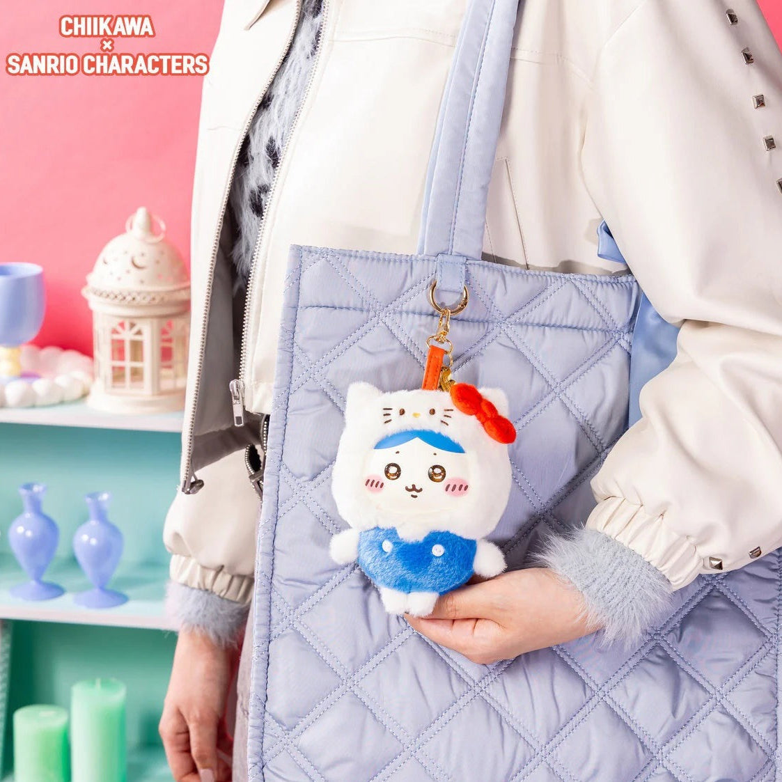 Chiikawa Kiramekko x Sanrio Series Vinyl Plush Keychains