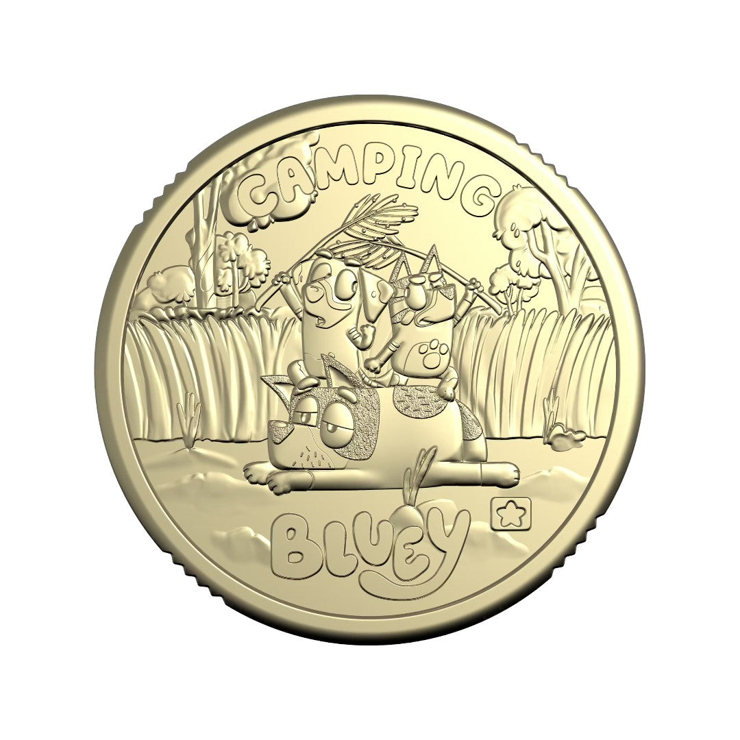 RAM x Australia Post - 2026 Bluey $2 Privy Mark Coin Series(Camping Design)