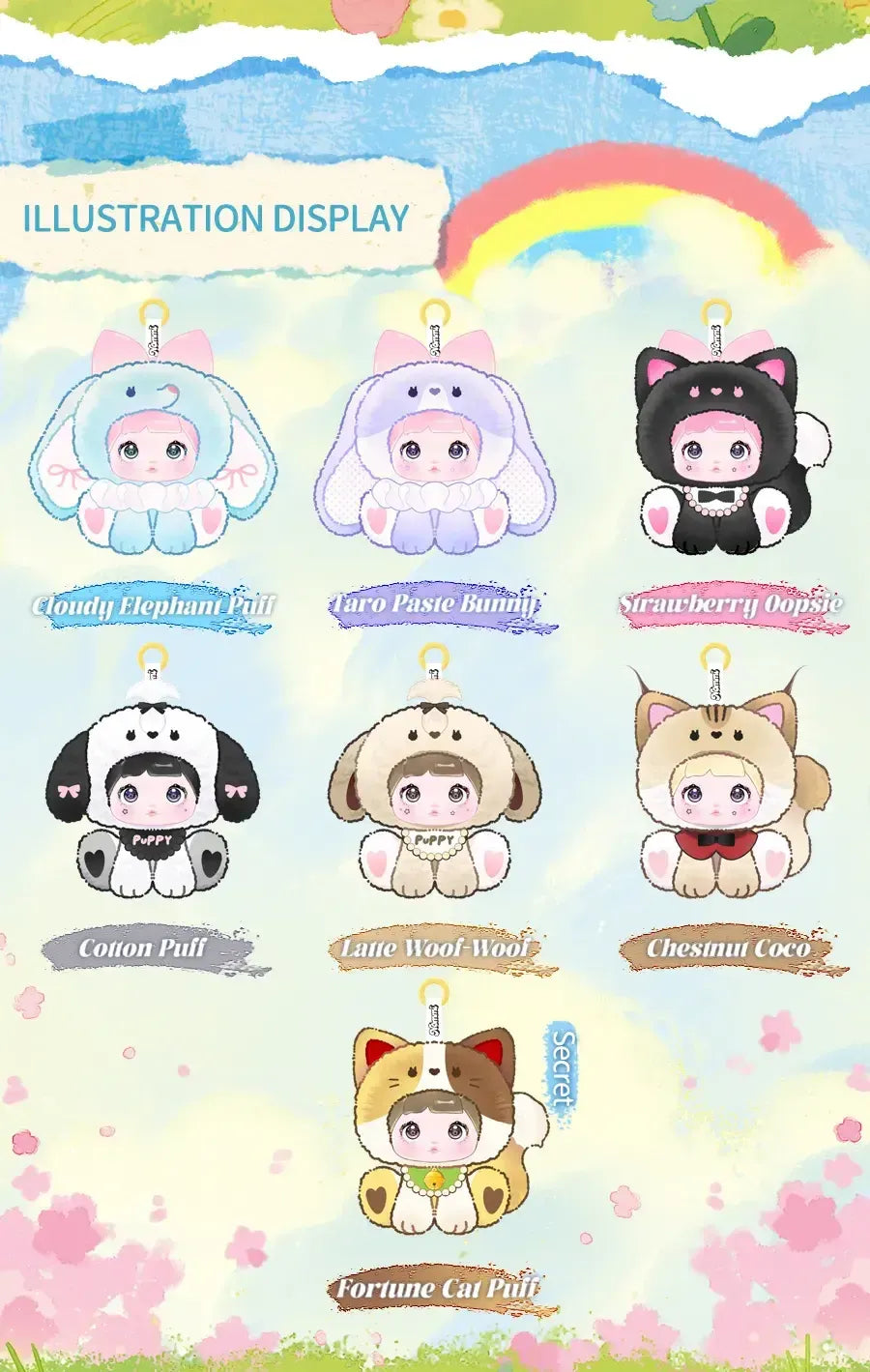 Nommi - Sitting Zoo Series Plush Blind Box