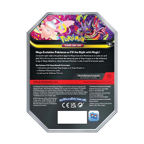 Pokémon TCG: Mega Moonlight Tin (Mega Gengar ex)