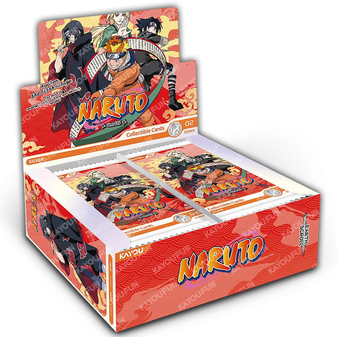 KAYOU - Naruto Smriti Earth Scroll Series 2 Trading Cards Booster Pack