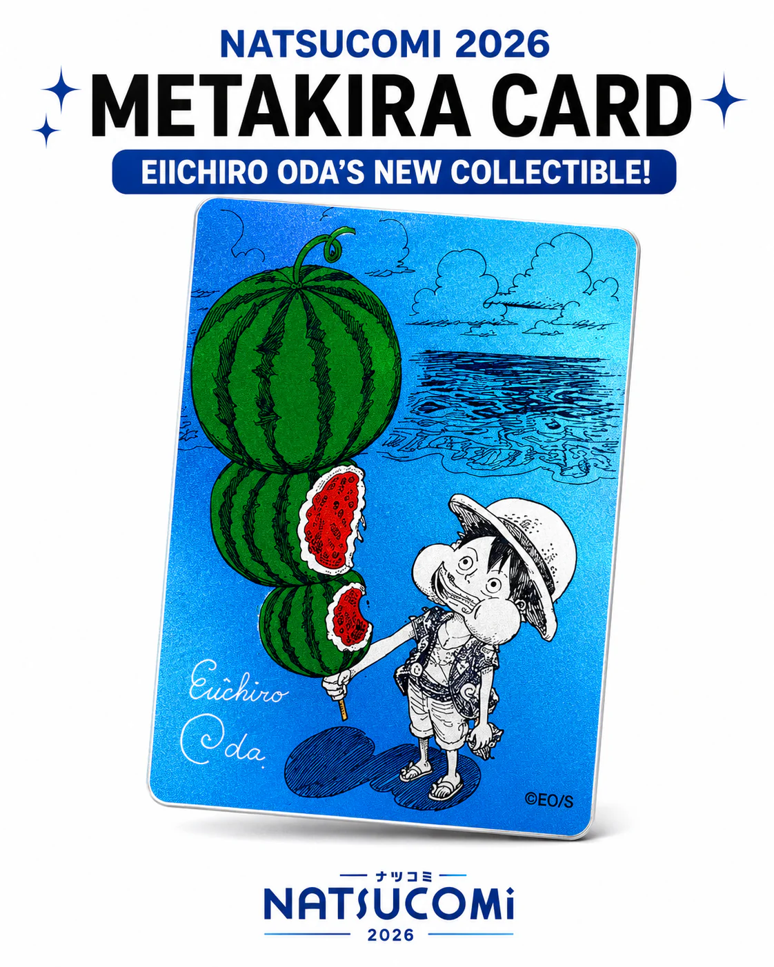 One Piece Luffy Natsucomi 2026 Meta-Kira Promo card Japanese