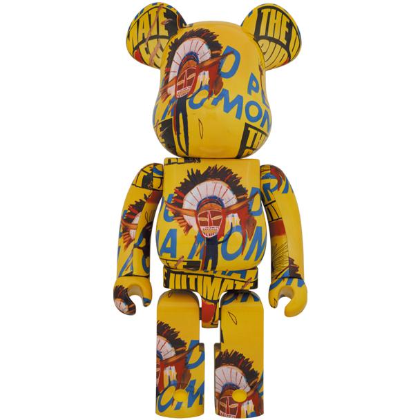 BE@RBRICK Andy Warhol × JEAN-MICHEL BASQUIAT #3 1000％