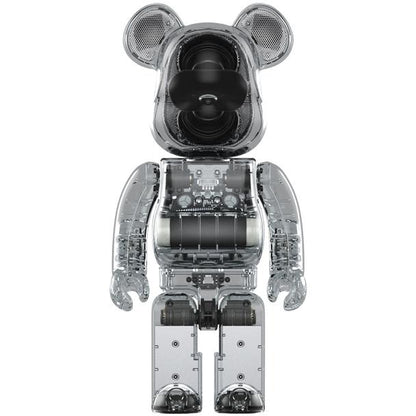 BE@RBRICK AUDIO 400% Portable Bluetooth(R) Speaker CLEAR
