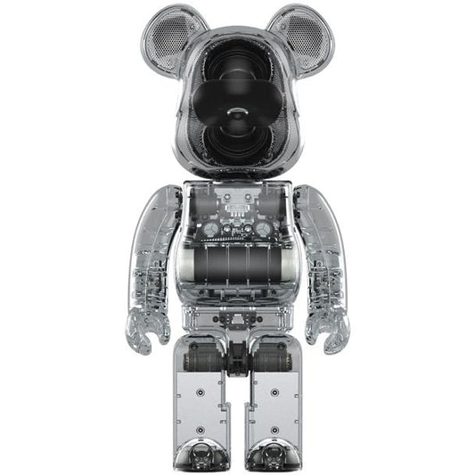 BE@RBRICK AUDIO 400% Portable Bluetooth(R) Speaker CLEAR