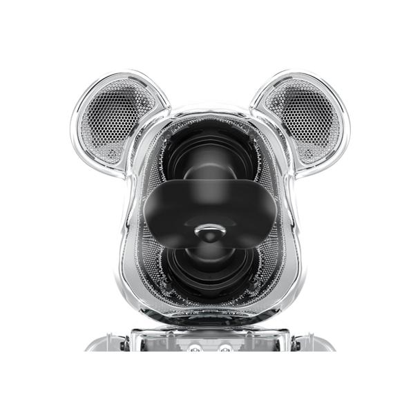 BE@RBRICK AUDIO 400% Portable Bluetooth(R) Speaker CLEAR