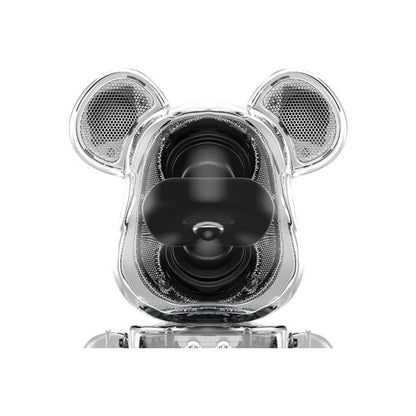 BE@RBRICK AUDIO 400% Portable Bluetooth(R) Speaker CLEAR