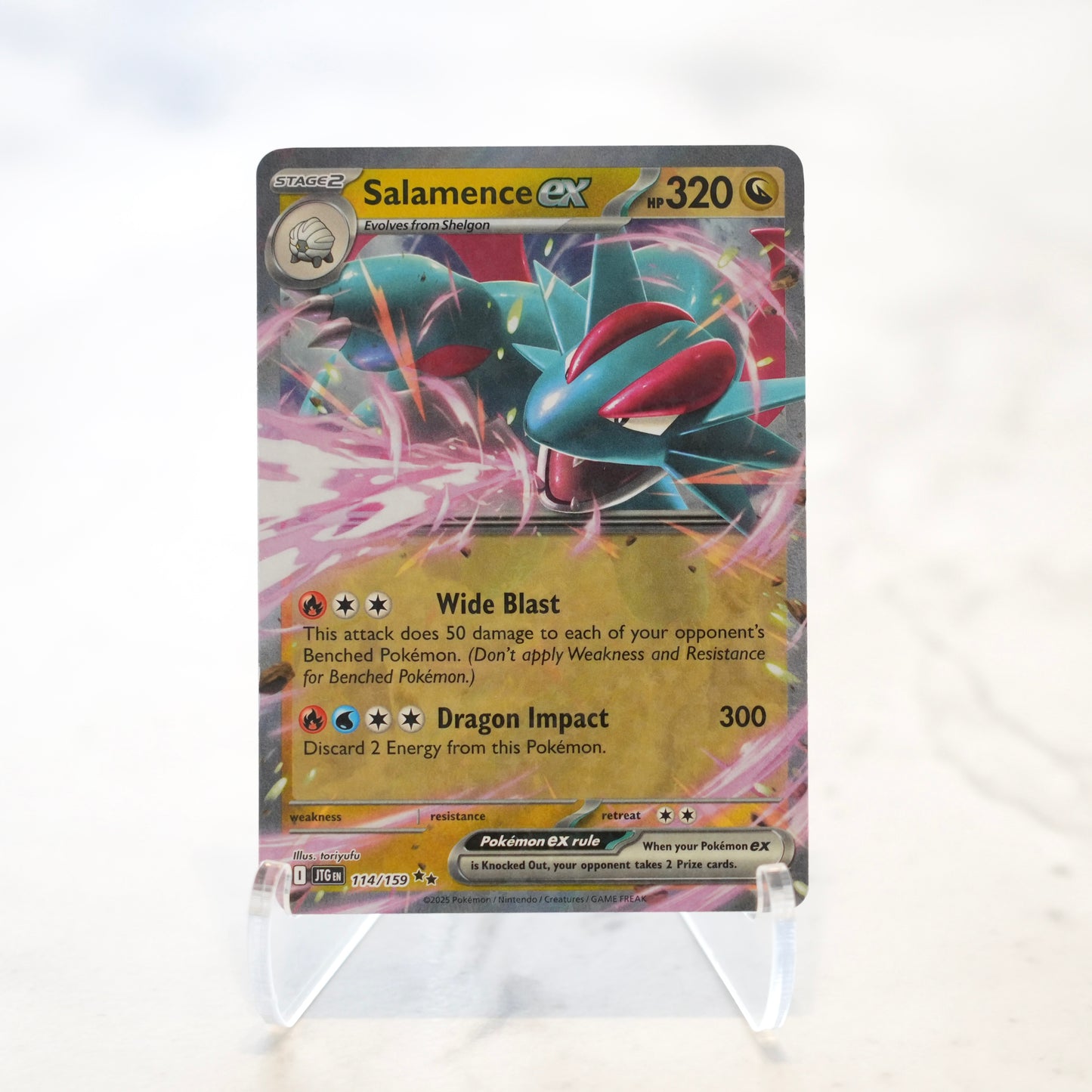 POKEMON Salamence ex (114/159) [Scarlet & Violet: Journey Together]
