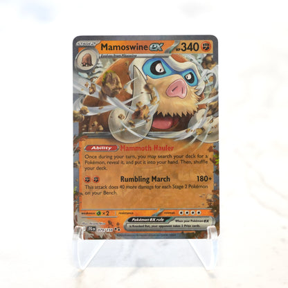 POKEMON Mamoswine ex (079/159) [Scarlet & Violet: Journey Together]