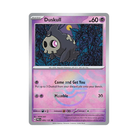 POKEMON Duskull (Poke Ball Pattern) - SV: Prismatic Evolutions (PRE)