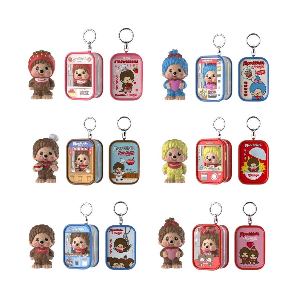 Rokimoto x Monchhichi - Chase Case Mystery Figure & Pouch Blind Box