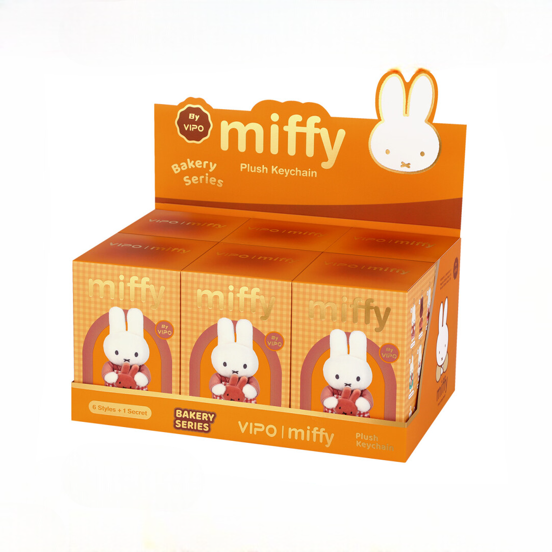 VIPO x Miffy Bakery Series Plush Keychain Blind Box