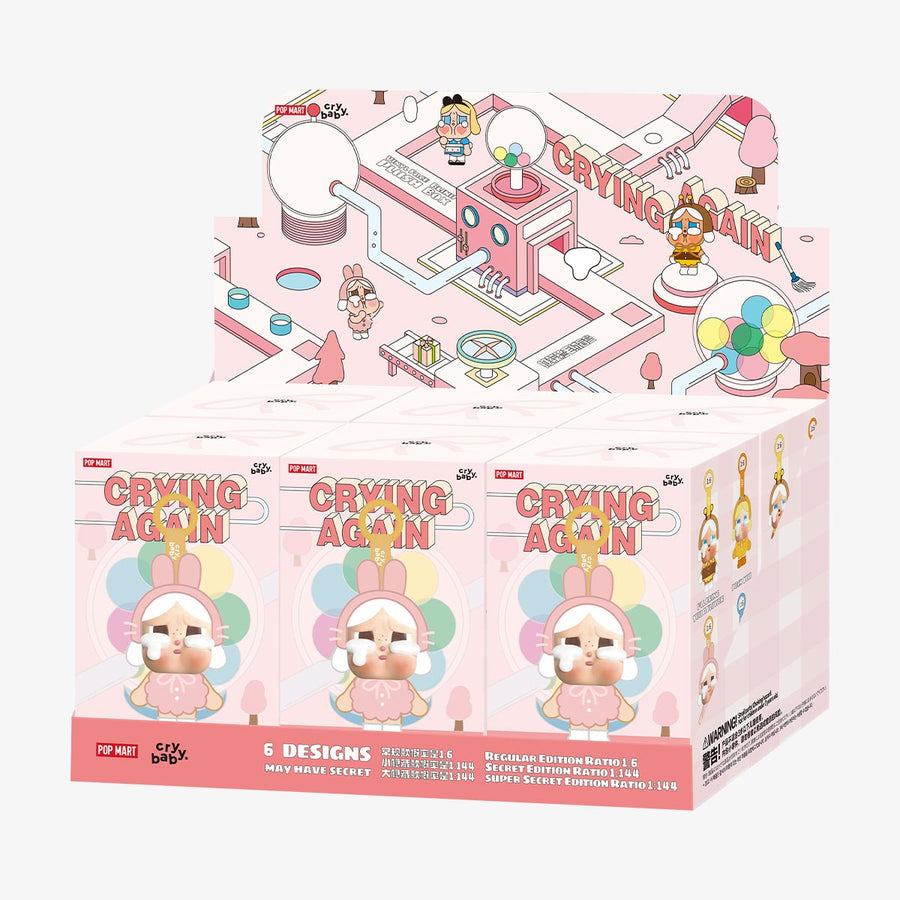 Crying Again デザインボックス 🎀 CRYBABY CRYING AGAIN Vinyl Face Plush Blind Box UNBOXING