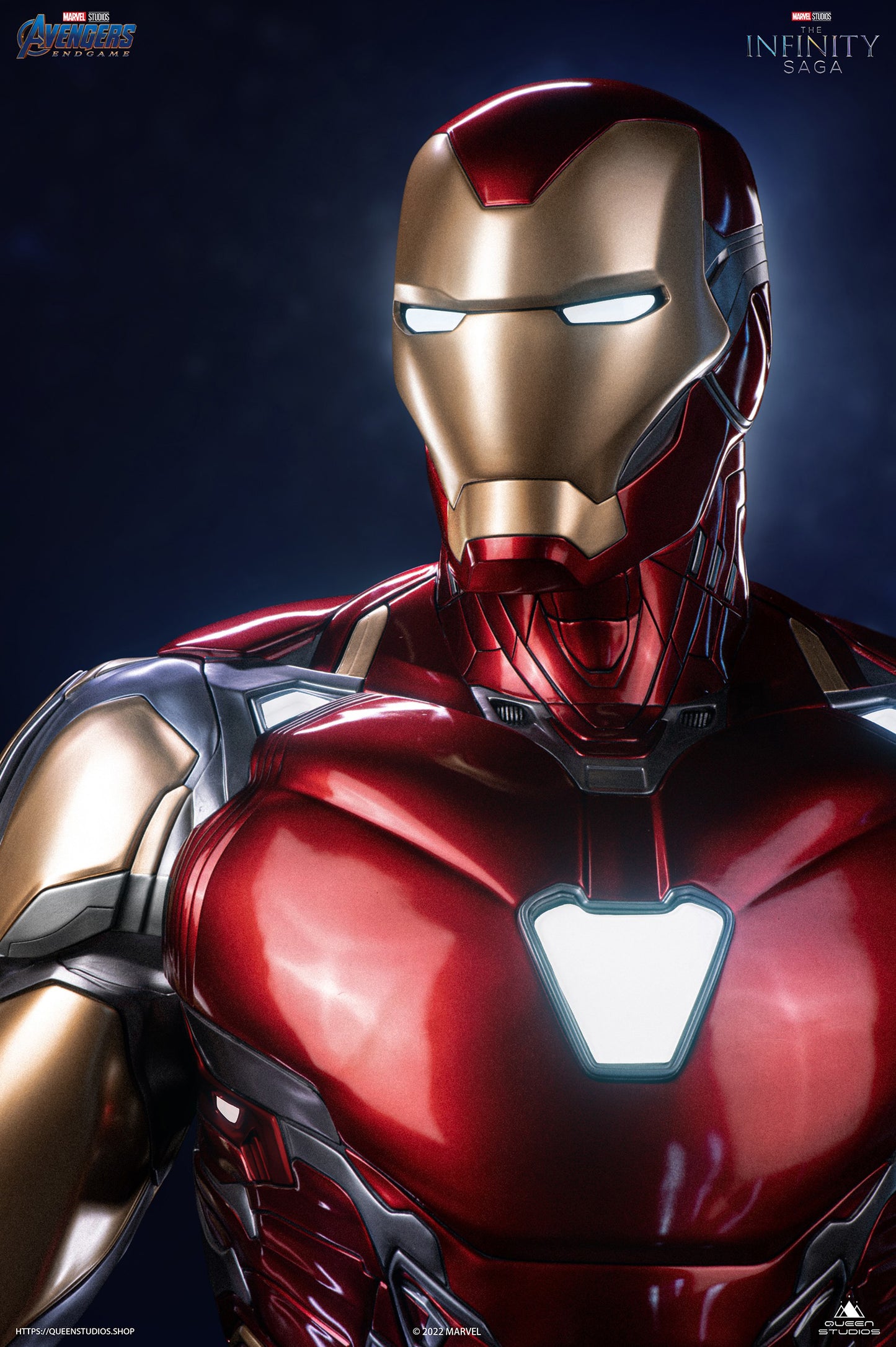 Queen Studios Marvel Iron Man Mark 85 1/1 Life Size Statue