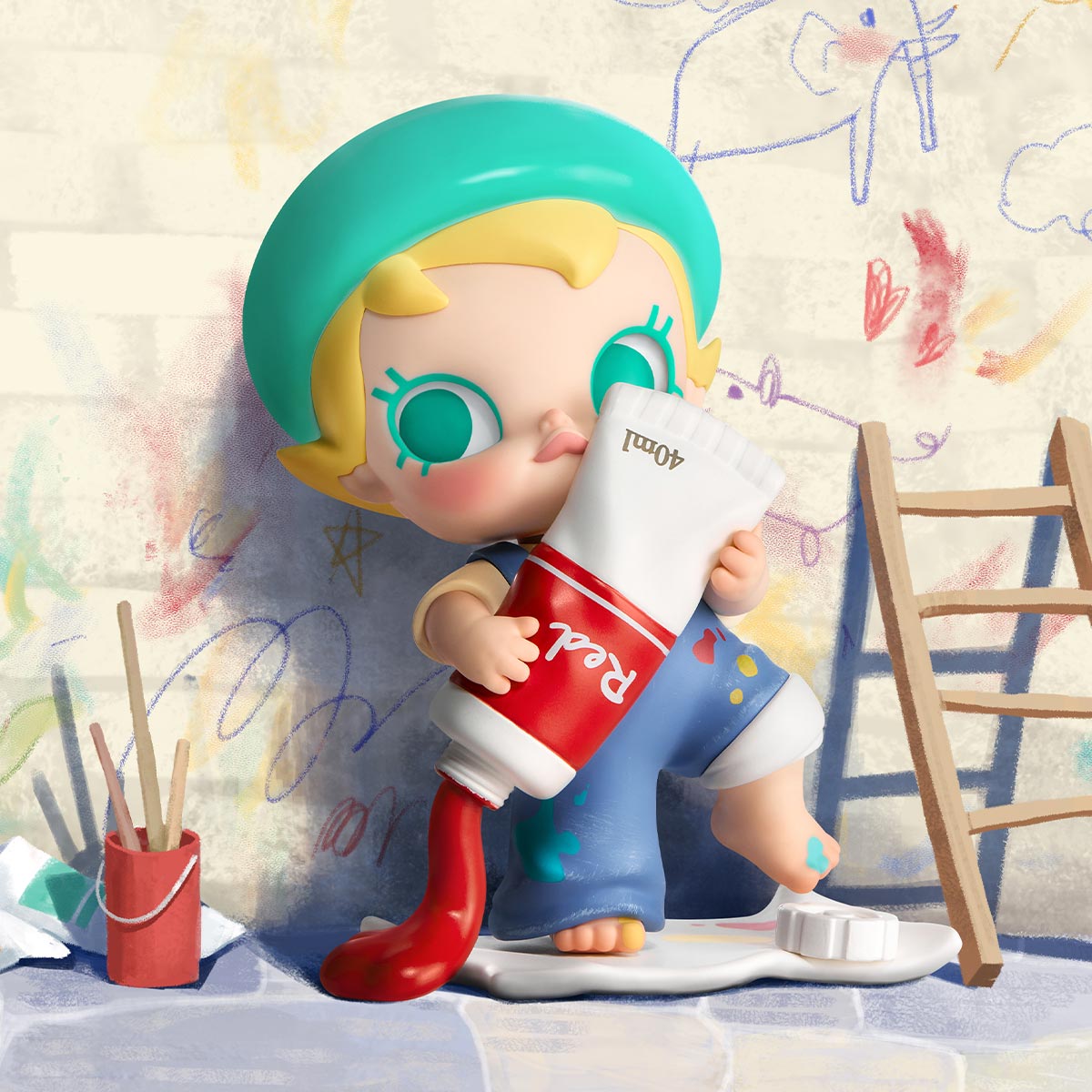 POP MART Baby Molly My Huggable Discovery Series Figures Blind Box