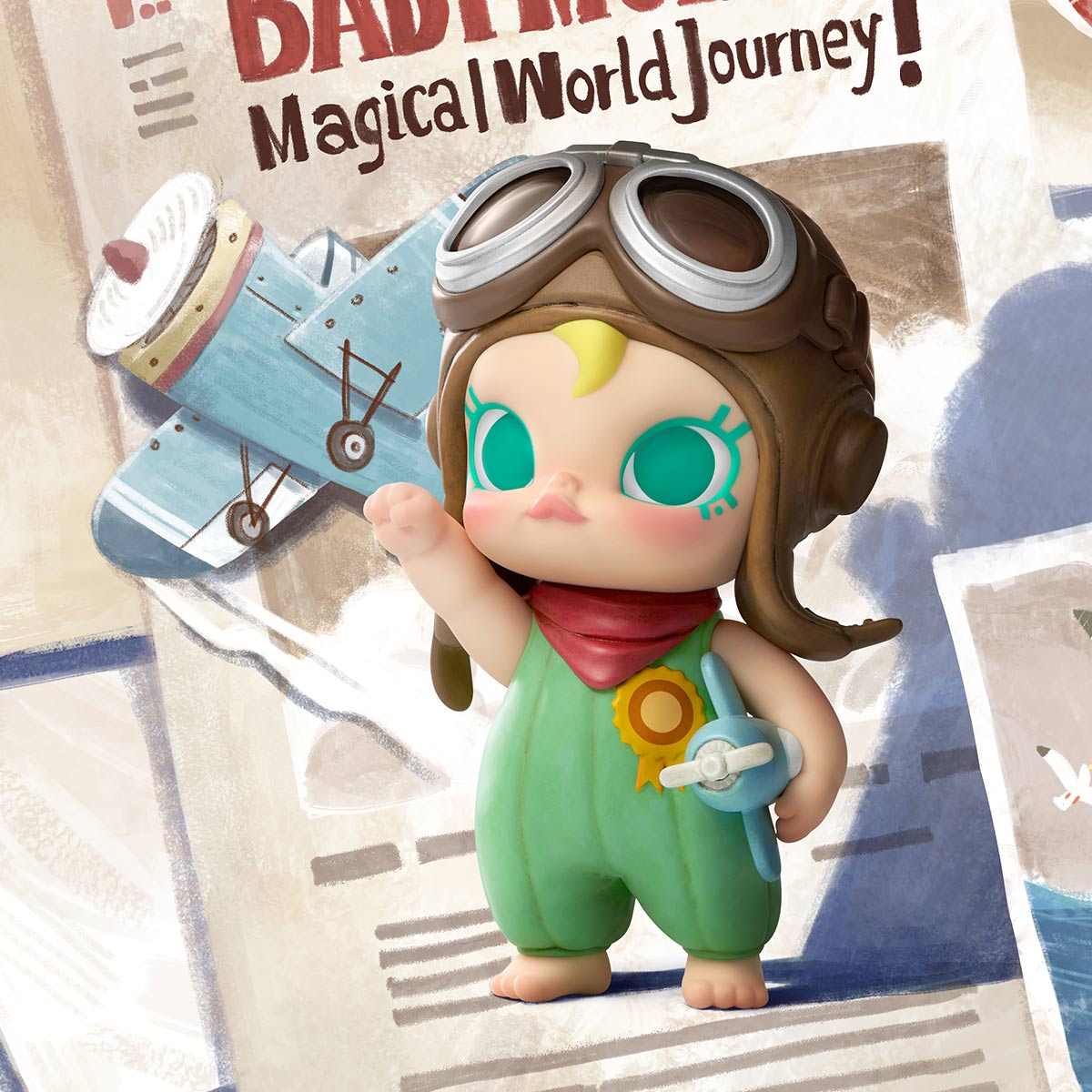 POP MART Baby Molly My Huggable Discovery Series Figures Blind Box
