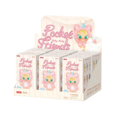 POP MART Baby Molly Pocket Friends Series-Vinyl Plush Pendant Blind Box