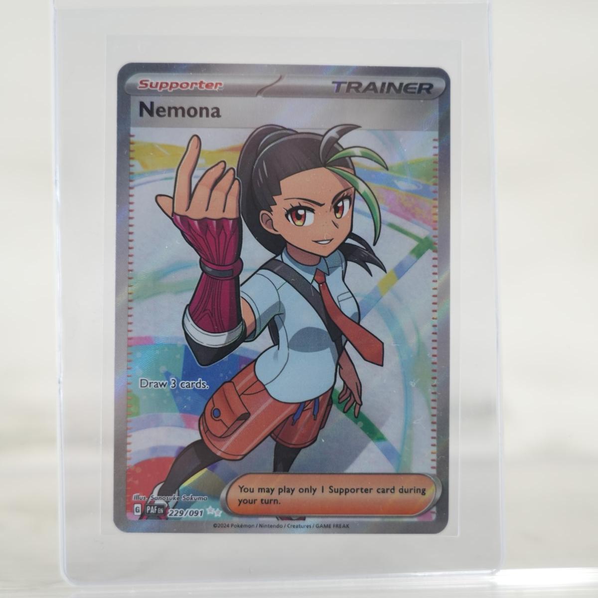 POKEMON Nemona (229/091) [Scarlet & Violet: Paldean Fates]