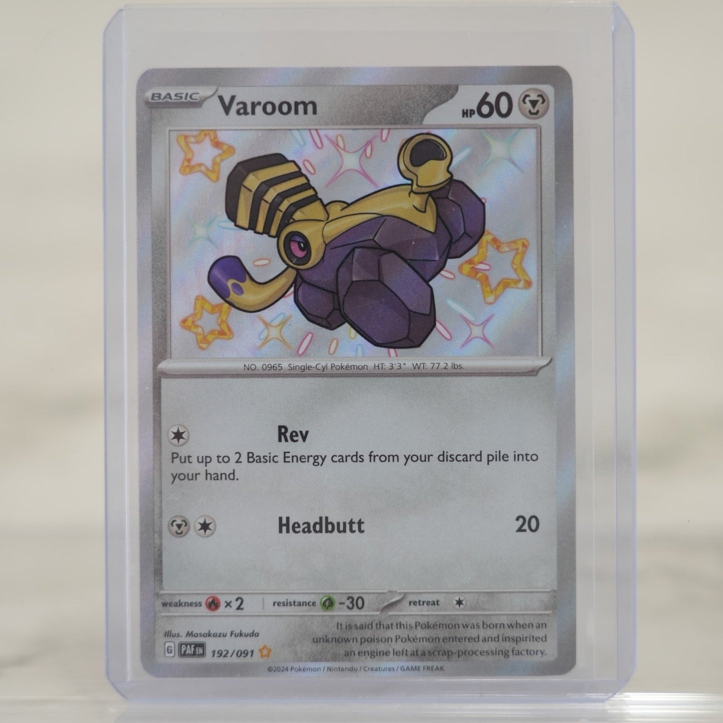 POKEMON Varoom - 192/091 - SV: Paldean Fates (PAF)