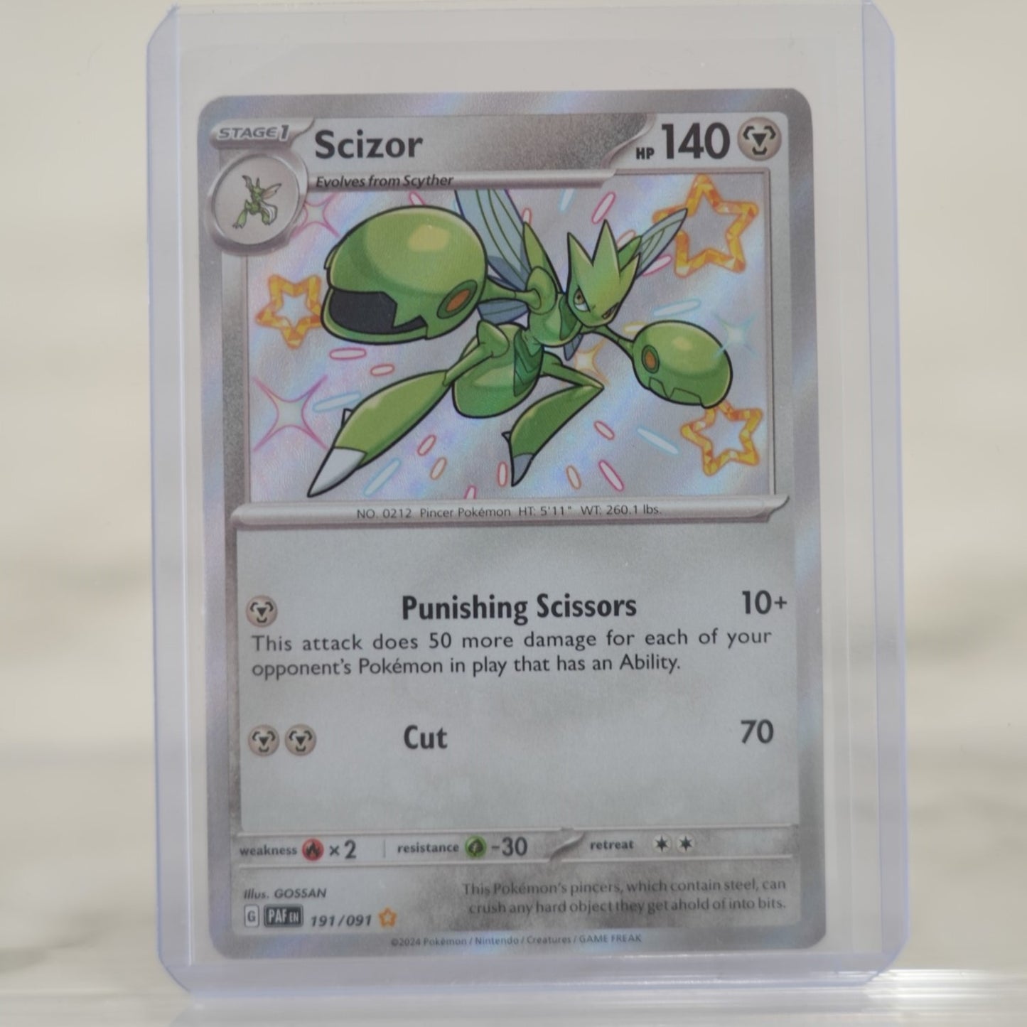 POKEMON Scizor (191/091) [Scarlet & Violet: Paldean Fates]