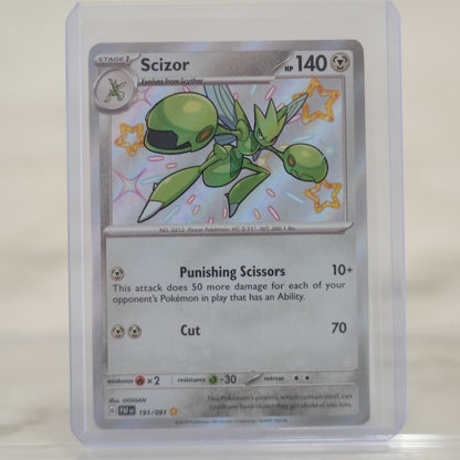 POKEMON Scizor (191/091) [Scarlet & Violet: Paldean Fates]