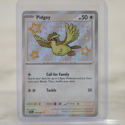POKEMON Pidgey (196/091) [Scarlet & Violet: Paldean Fates]