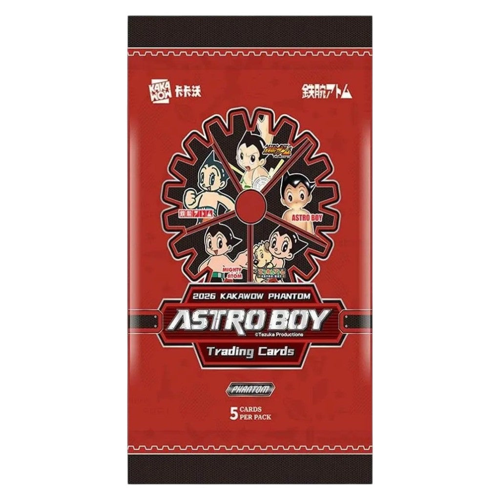 2026 KAKAWOW PHANTOM Astro Boy Trading Cards sealed booster pack collectible