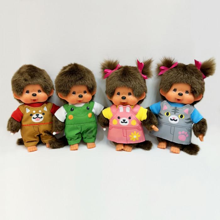 Monchhichi - S Size Animal Dress Grey Kitten Girl