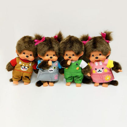 Monchhichi - S Size Animal Dress Grey Kitten Girl