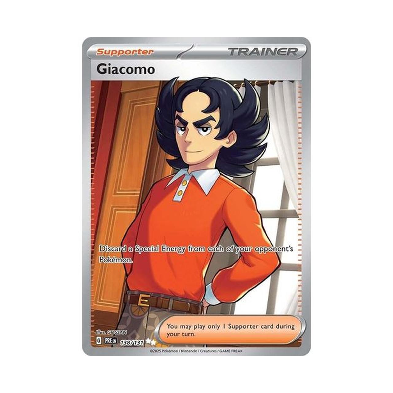POKEMON Giacomo (138/131) [SV: Prismatic Evolutions]