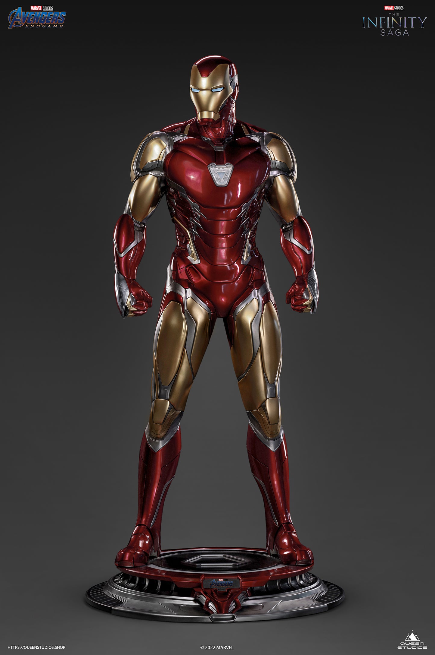 Queen Studios Marvel Iron Man Mark 85 1/1 Life Size Statue