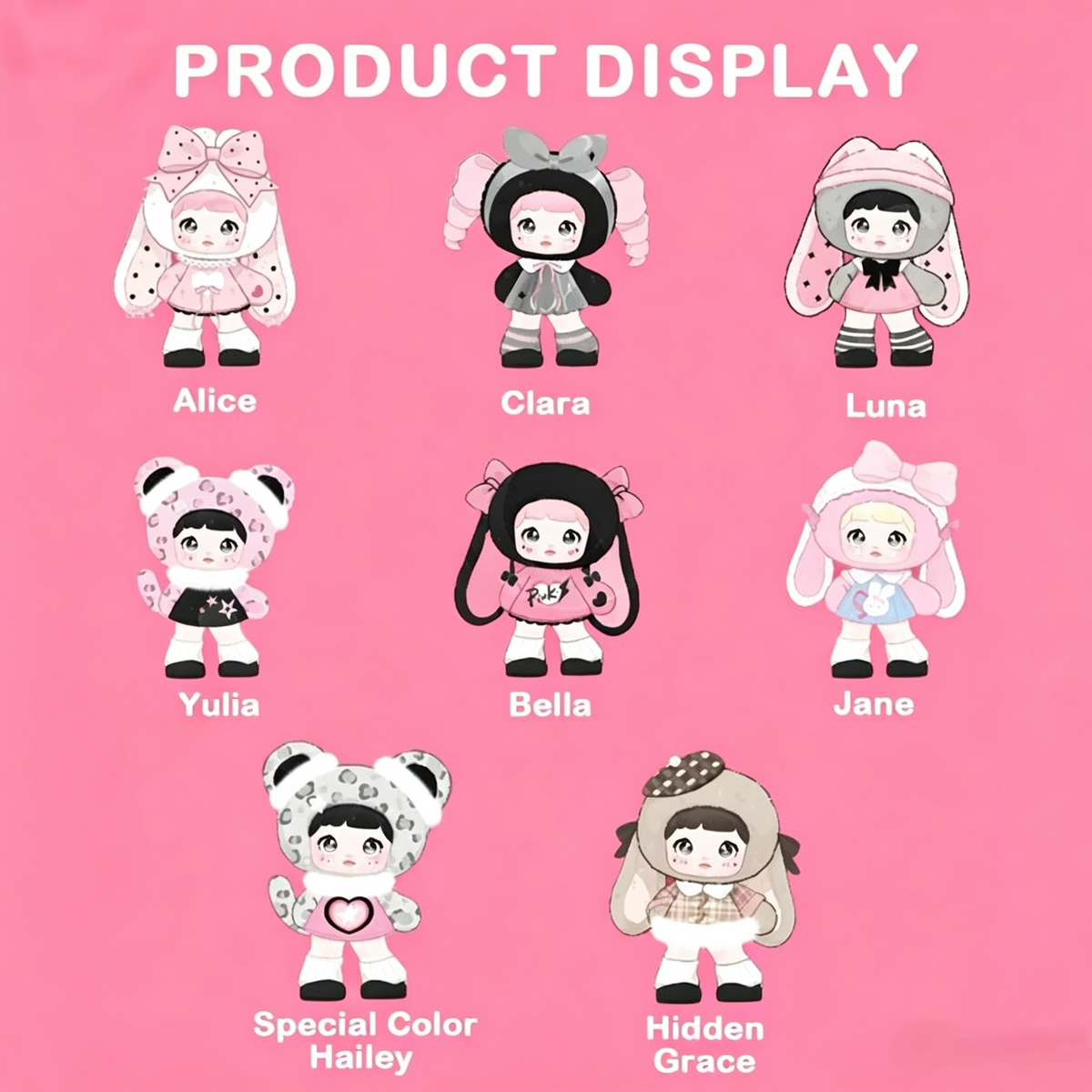 Nommi - Pinky Energy Series Plush Doll Blind Box
