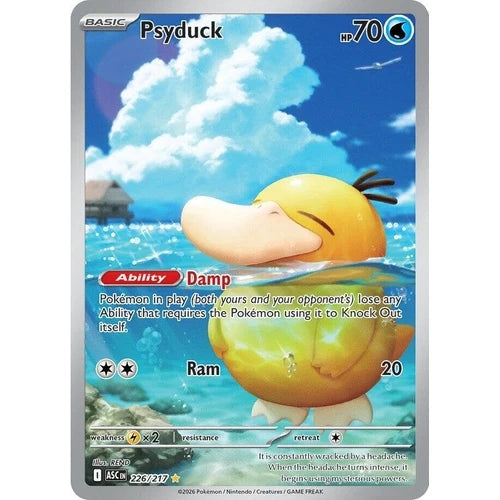 Pokémon TCG: Psyduck 226/217 Illustration Rare – Ascended Heroes (English)
