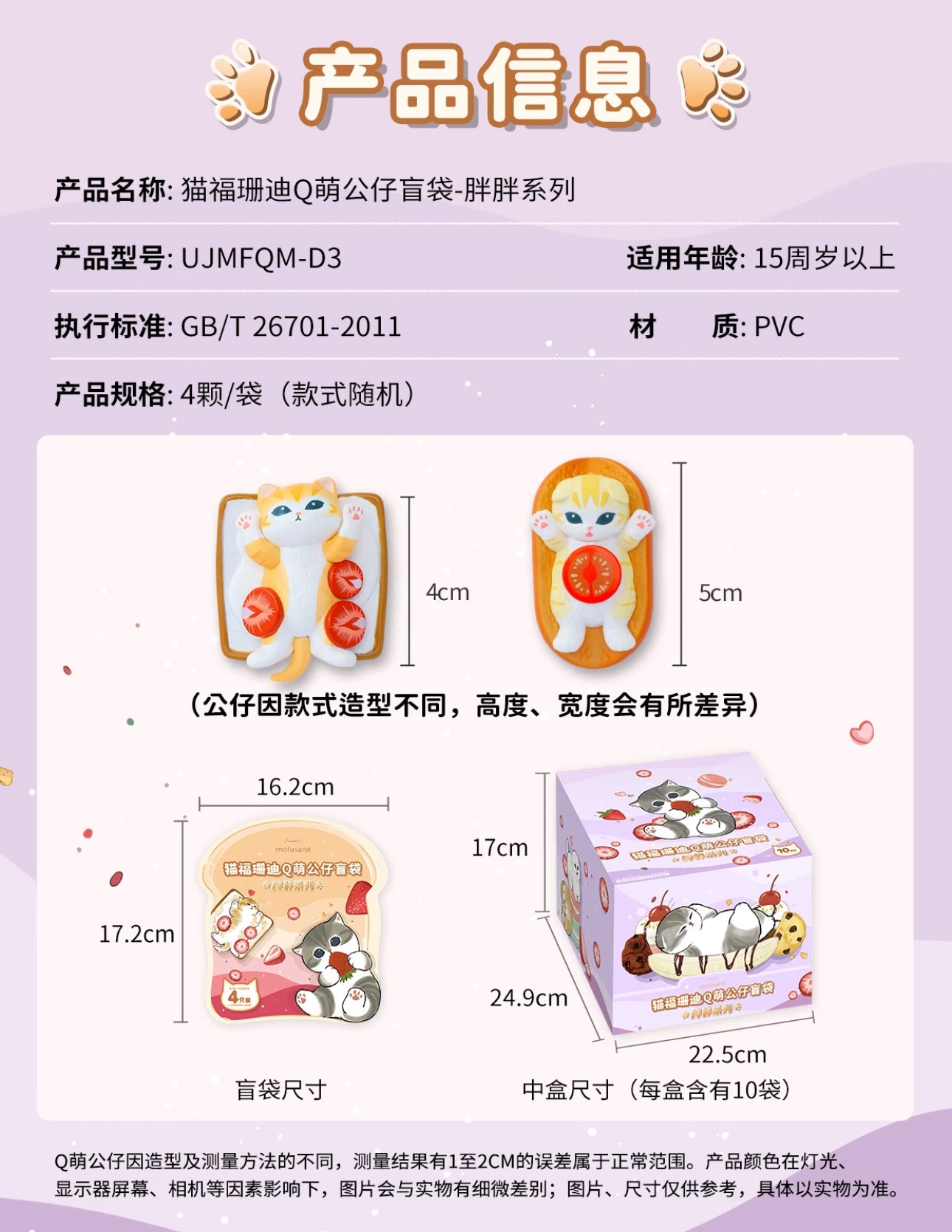 MOFUSAND - I Am Not a Cat Ver.3: Chubby Series Blind Bag